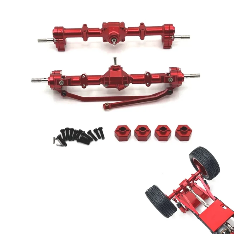 

Metal Portal Axle Kit Front and Rear Axle Assembly 12mm Adapter For MN 1/12 MN168 RC Car Upgrade Parts