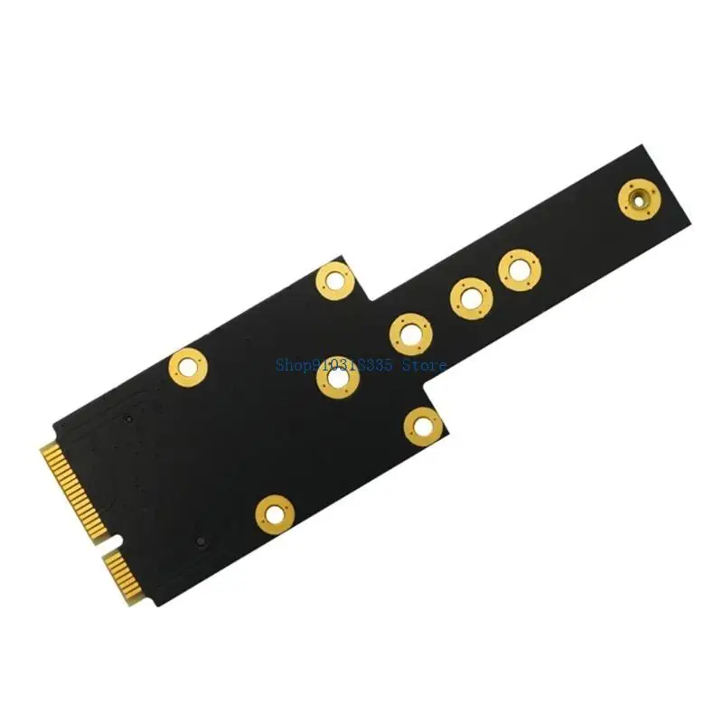 Black mSATA to M.2 SSD Converter mSATA to B M.2 SSD Adapter Support 2230 2242 2260 2280 M.2 SSD