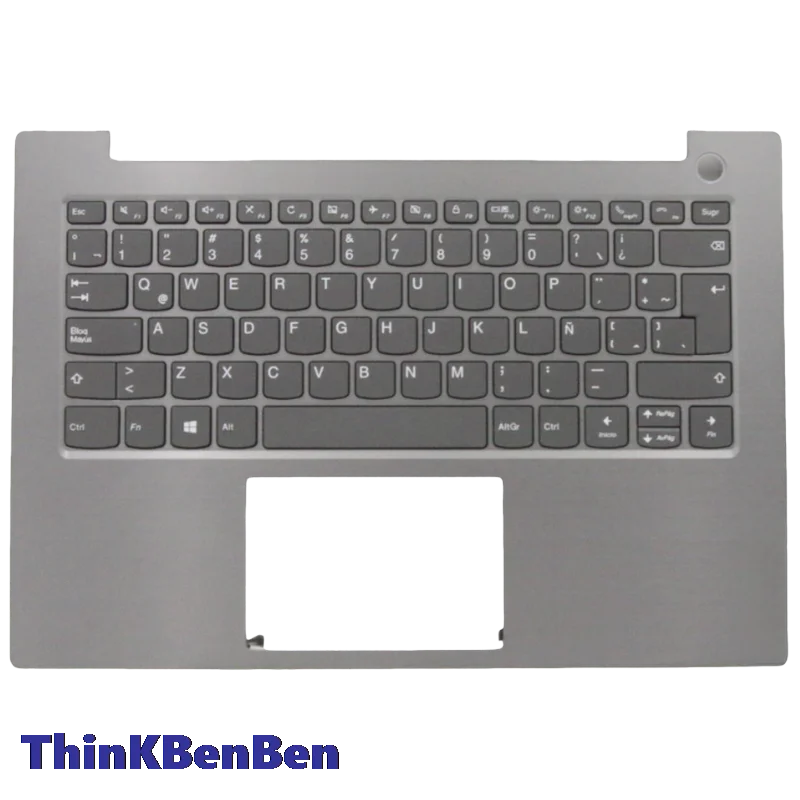 LAS Latin Spanish Mineral Gray Keyboard Upper Case Palmrest Shell Cover For Lenovo ThinkBook 14 14IML 14IIL 5CB0W44425