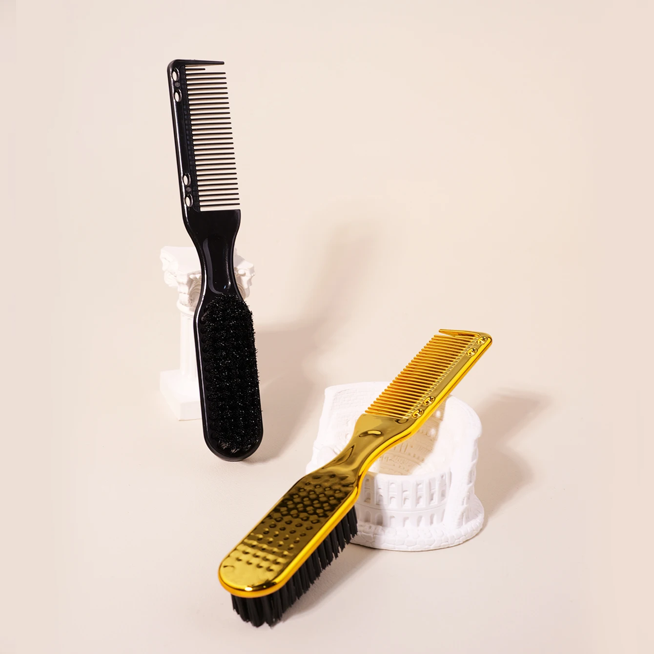 Multifunctional Travel Dual Head Brush Comb Tool