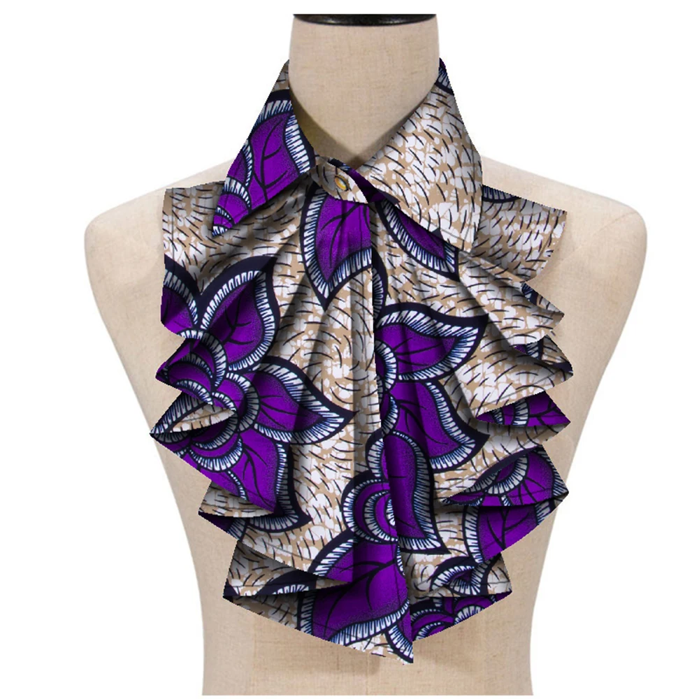 African New False Collar Fake Collars Women Blouse Bows Women Clothes Accessories Classic False Cotton Collar Women WYA027