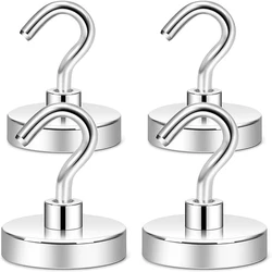 25/42/48mm Silver Magnetic Hook, Heavy Duty Magnet Hook for Cruise Ship Cabin, Strong Magnet Hook, Suspension, Refrigerator Tool