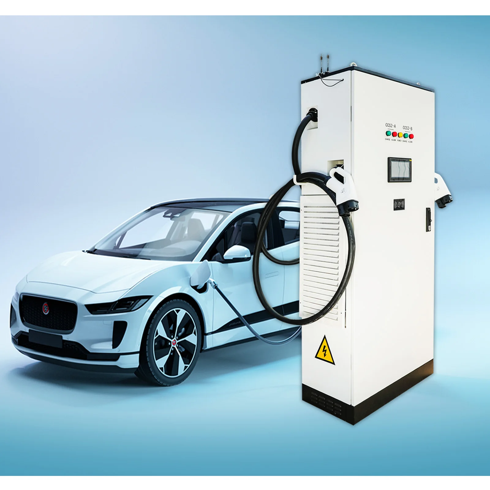 

120KW Factory Customized Floor-standing Car Charging Pile CCS2 OCPP Commercial Use Car Charging Station