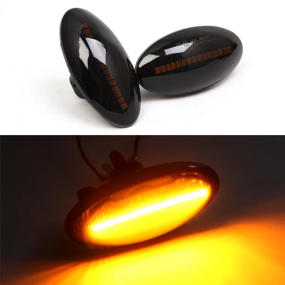 

2pcs Led Dynamic Side Marker Turn Signal Light Sequential Blinker Light Amber Indicator For Suzuki Swift Jimmy Alto Celerio