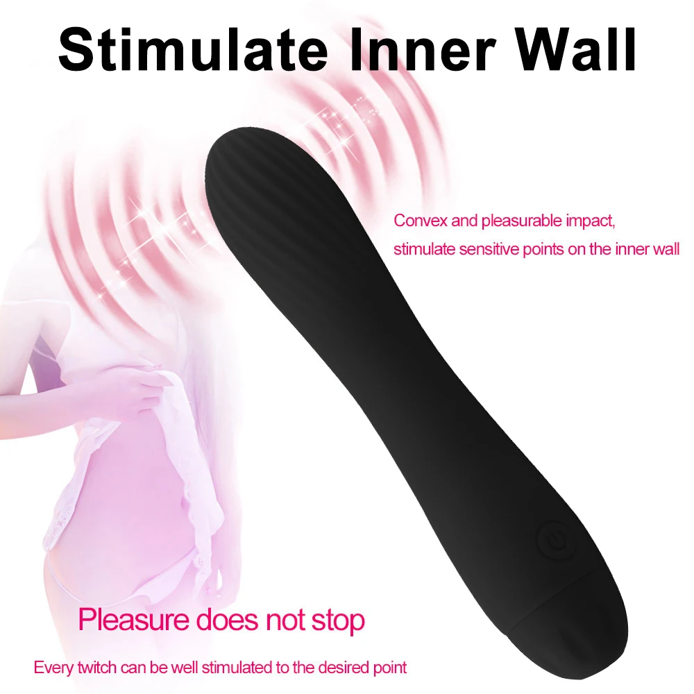 Vibrator Sex Toys G Spot Anal Stimulator Dildo with 10 Powerful Vibrating Modes Soft Silicone Adult Sex Toy for Women Couple