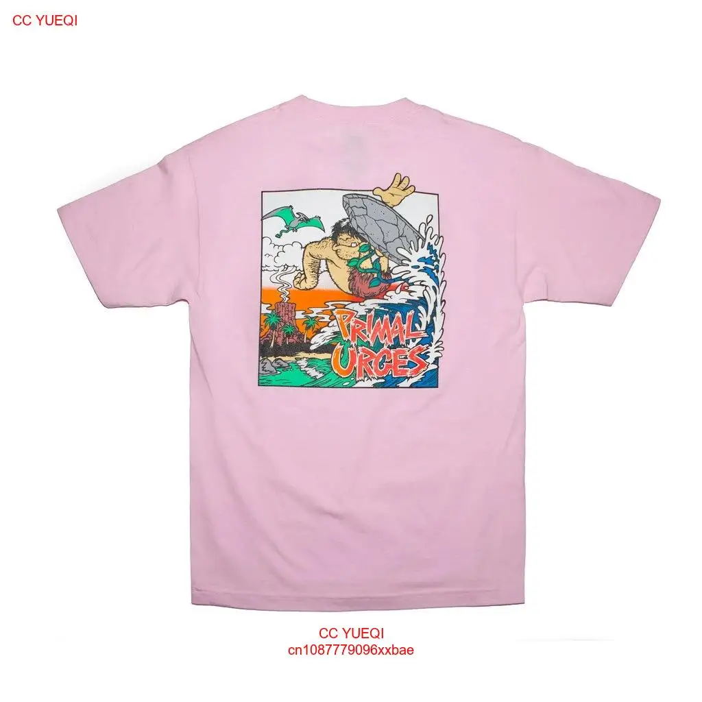 Мужская футболка для серфинга thrkreilla W Primal, розовая