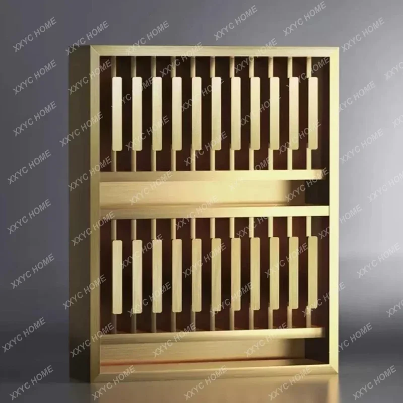 A  Hair Shop Stainless Steel Locker Dyeing Cream Rack Barber Shop Special Products Hanging Display Rack