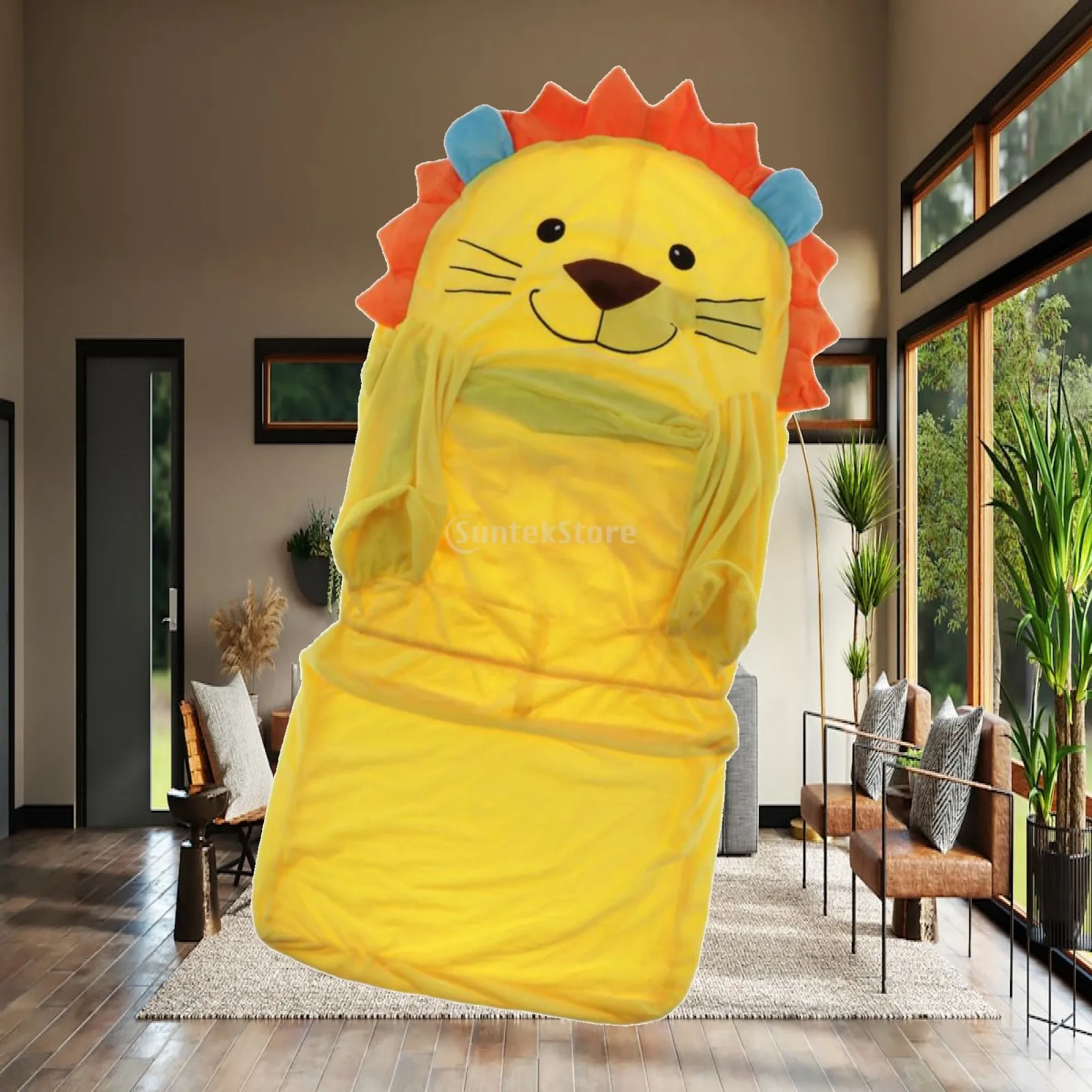 Cartoon Folding Sofa Cover for Kids Upholstery Baby Chair Slipcover for House Furniture Room