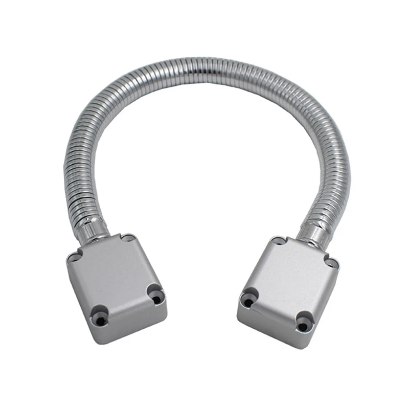 Armored Loop Power Transfer Door Wire Conduit Flexible Gooseneck Door Cable Protector with Zinc Alloy Ends Dropship