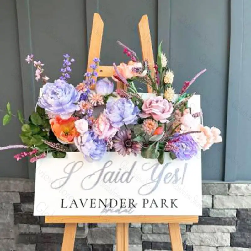 Blumen kasten Willkommen schild Schaum brett leere Blumen kasten Willkommen beschilderung für Hochzeit Geburtstags feier Baby party Jubiläums dekor – Detail 7