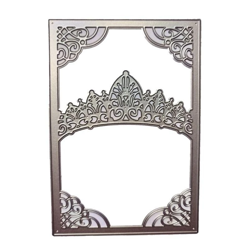 Crown Cover Crow Metal Rutg Dies Tencil ScrapBooking DIY Альбом Mamp Paper Paper Card Decoring Decor Best Sale