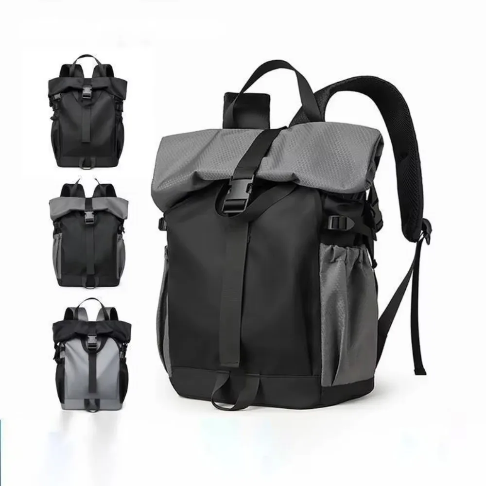 Waterproof Travel Backpack Double Shoulder Computer Compatible Sports Backpack Folding Roll-Up Large Capacity Backpack