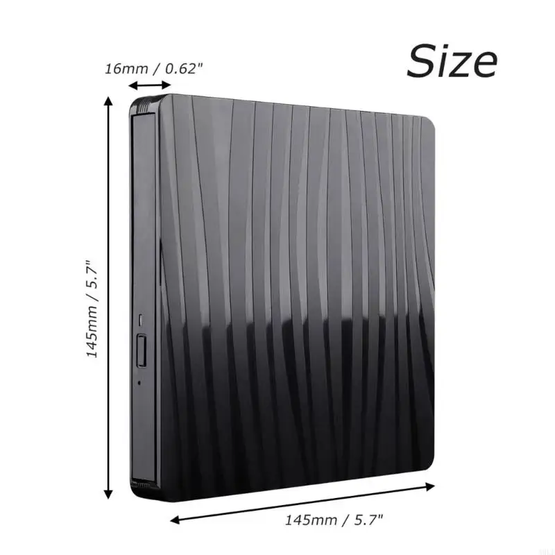 A9LF外部DVDドライブUSB 3.0タイプC ROMバーナー書き換えポータブルDVDプレーヤー