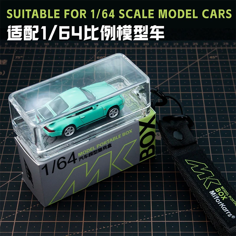 Fotografia 6: Caixa de Exibição para Modelo de Carro 1/64, Caixa de Armazenamento Portátil que Pode Ser Transportada