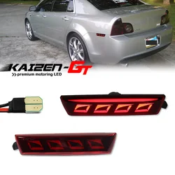 Smoked / Red Lens Red LED Error Free Car Rear Fender Side Marker Parking Lights For Chevrolet Malibu 2008 2009 2010 2011 2012