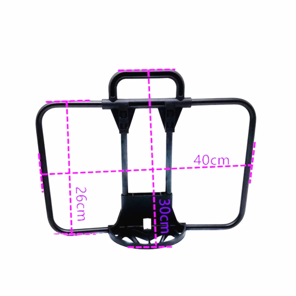 Folding Bike Schoolbag Rack Row Frame For Brompton 3 Sixty Bicycle Front Shelf Food Basket S-bag Backpack Rack