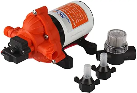 CANRUN 33-Series Industrial Water Pressure Pump w/ Power Plug for Wall Outlet - 115VAC, 3.3 GPM, 45 PSI