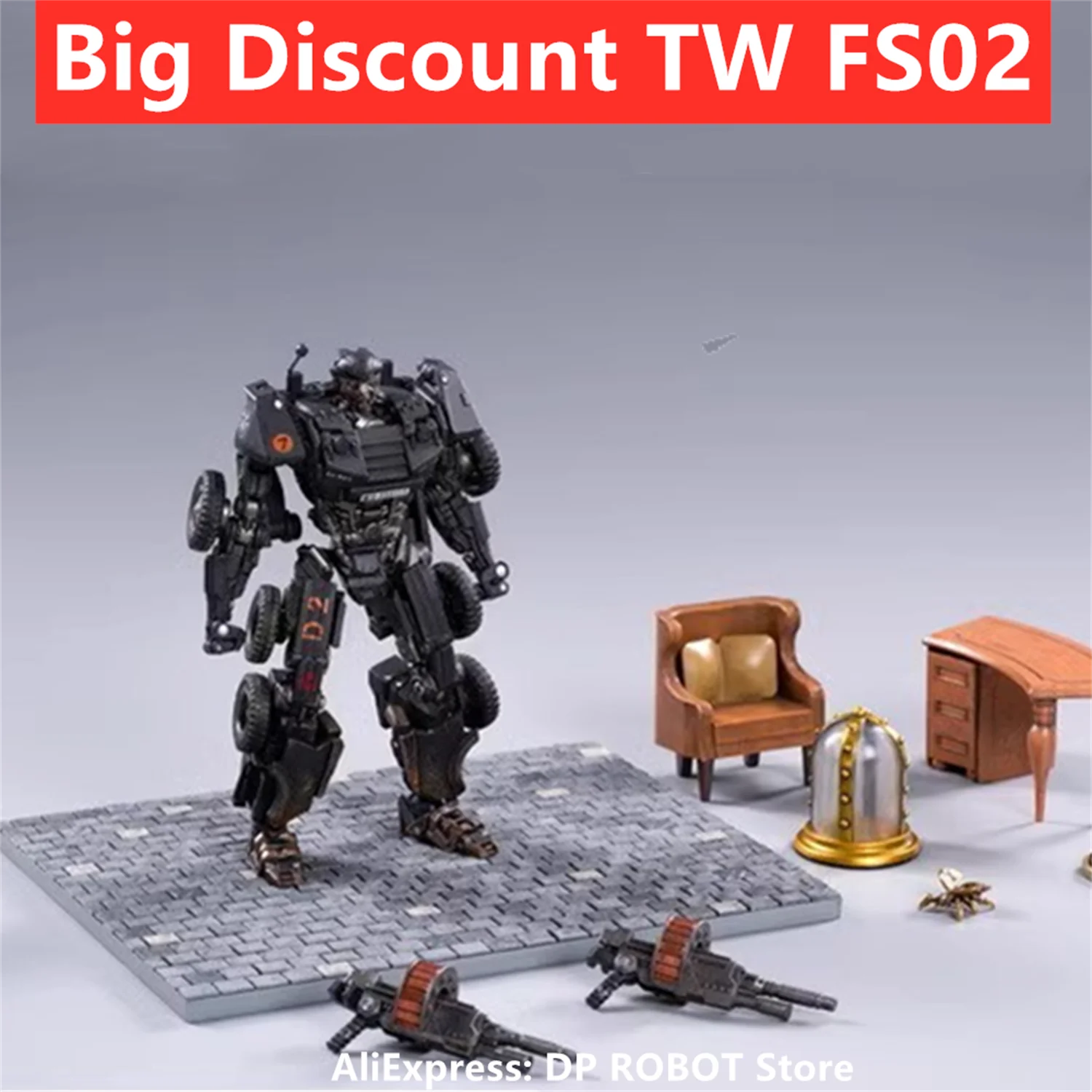 [BIg Discount With Bonus]  NEW Transformation Toyworld TW-FS02 TW FS02 Fierce Hot Sizzle G1 Action Figure With Box