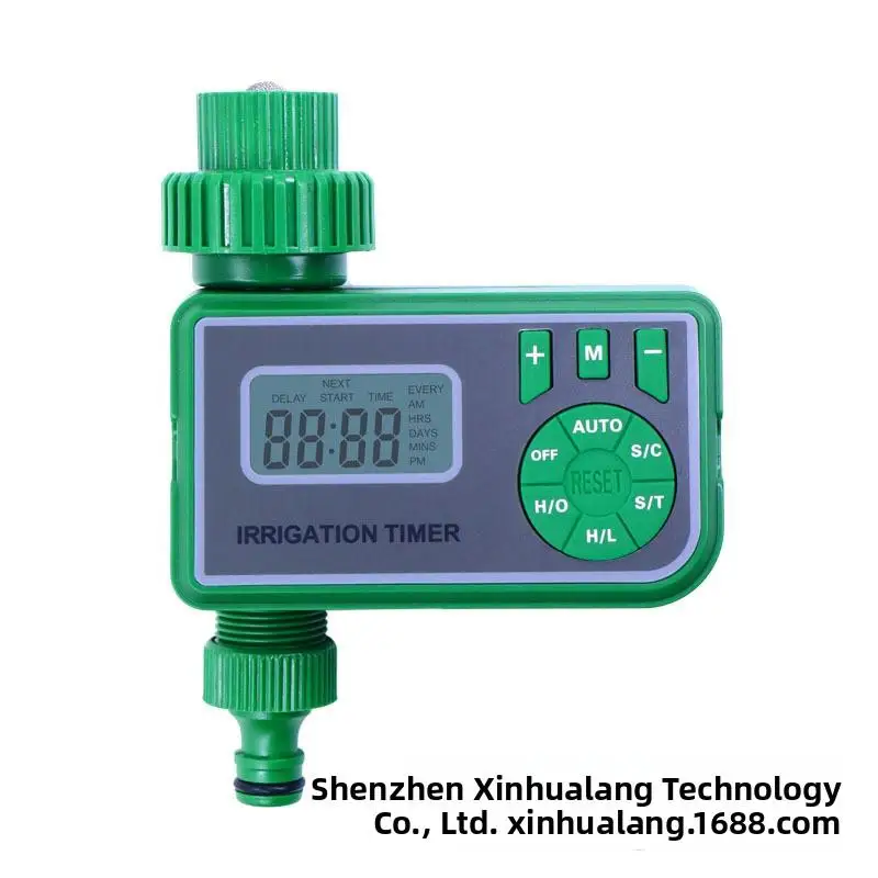 

Intelligent Automatic Flower Watering Timer Gardening Irrigation Timer Micro Spray Series Green ABS for Home And Garden