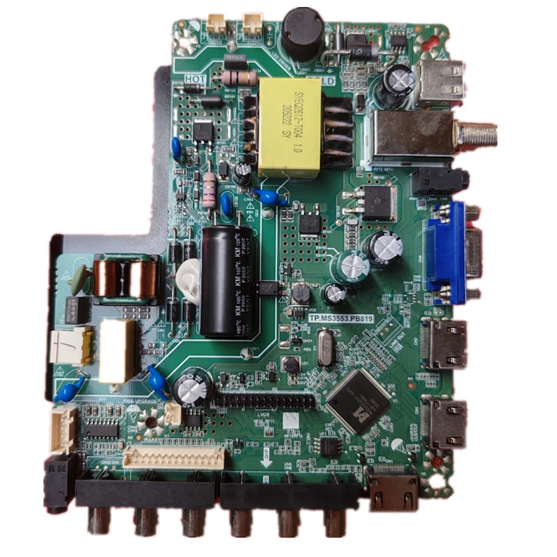 

TP.MS3553.PB819 Three in one TV motherboard, tested well for PT320CT01 SCREEN 1920x1080 30--44v 48W 600ma