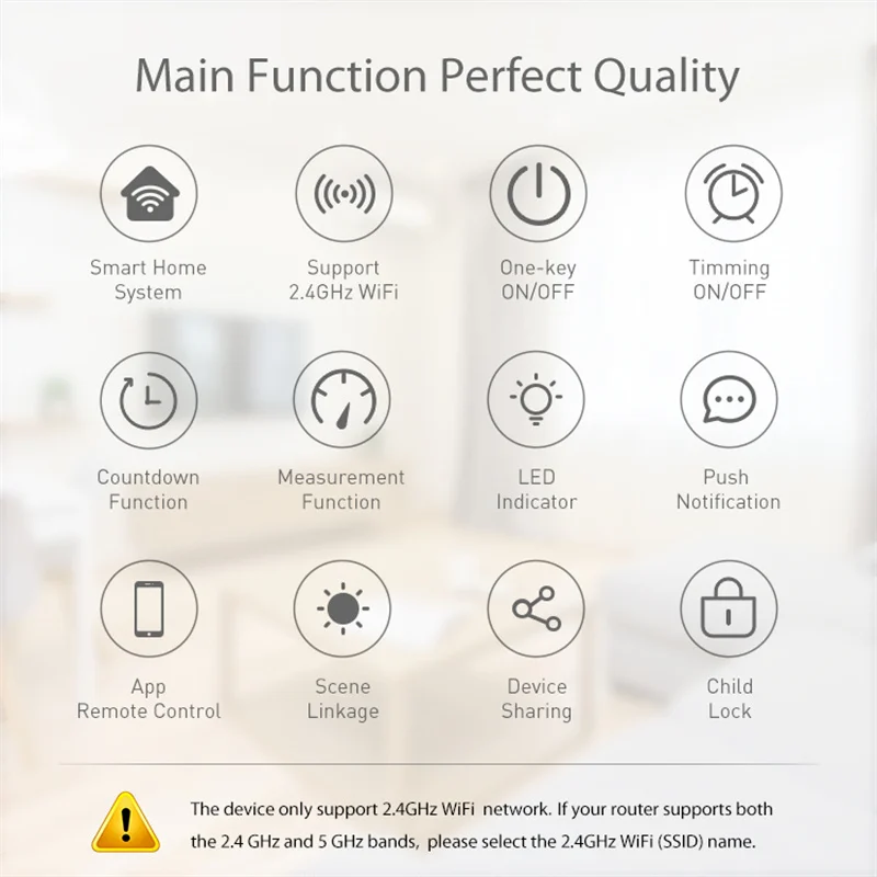 Tuya Smart New Matter Smart Plug with Power Monitoring 16A EU/US/FR/UK Outlet Work with Homekit Alexa Google Home SmartThings