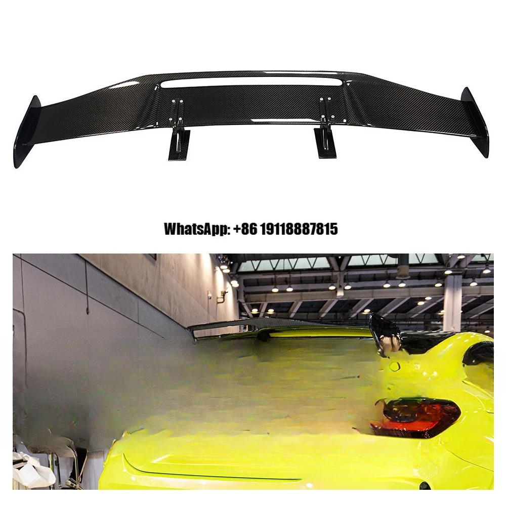 

High Quality Real Dry Carbon Fiber Car Trunk Spoiler Wing Auto Rear Spoiler for BMW 4 Series G22 G23 2021-UP