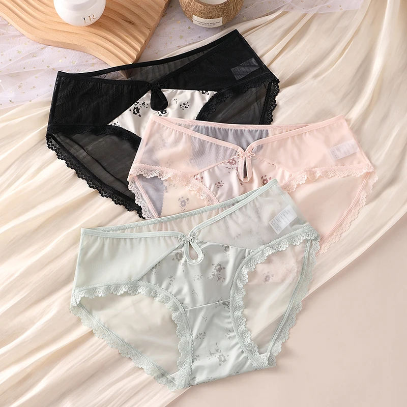 Женское нижнее белье в китайском стиле, комплект сексуальных трусиков, модное модное нижнее белье для женщин, аксессуары, трусы, женские кружевные прозрачные