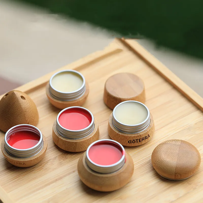 New Product 5g Full Bamboo jar With Aluminum Tank Lipstick Container Eye Cream Jar Makeup Storage Pot Container