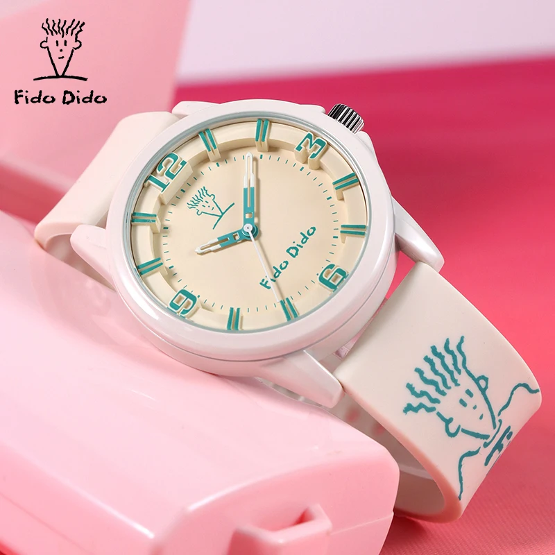 FidoDido Sports Watch 50m Waterproof Silicone Strap Unisex Couple Watches for Men Women Kids | Outdoor Fitness FD2312-903