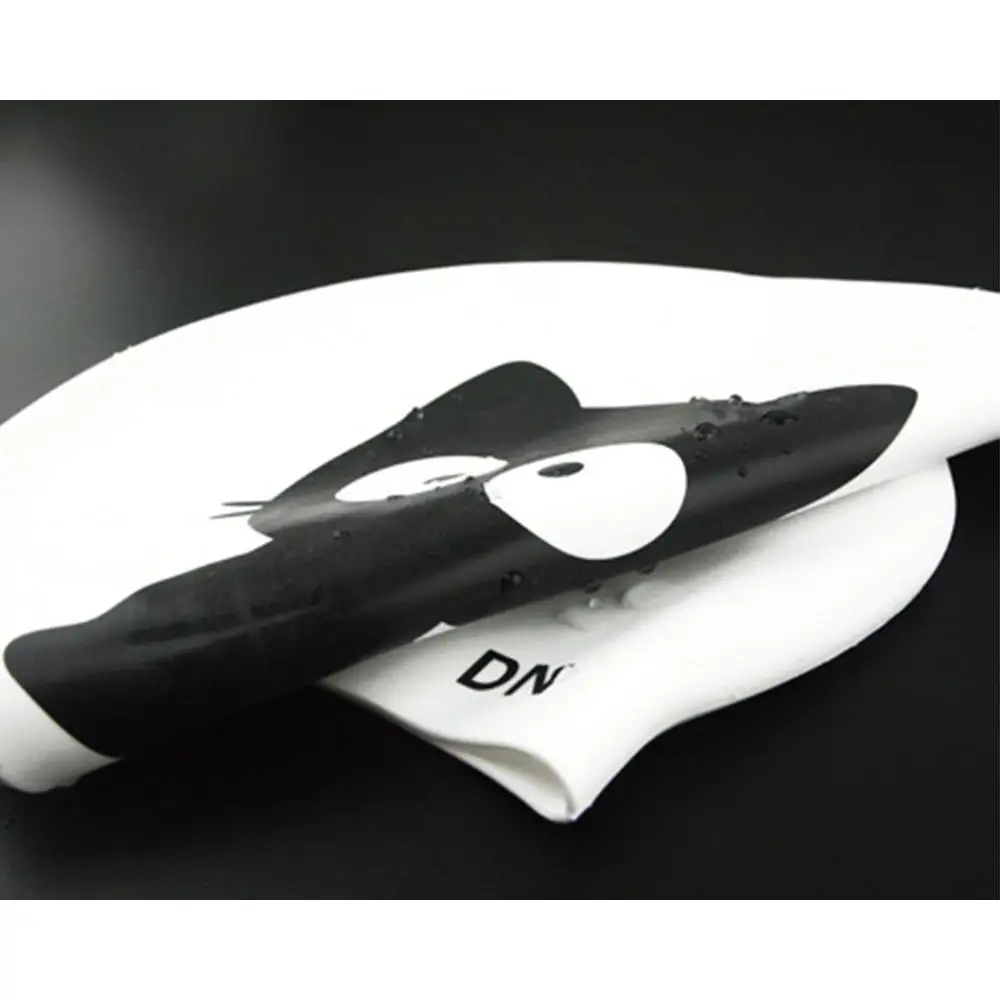 

Силиконовая водонепроницаемая шапочка для плавания с милым принтом животных, защитная шапочка для бассейна и душа