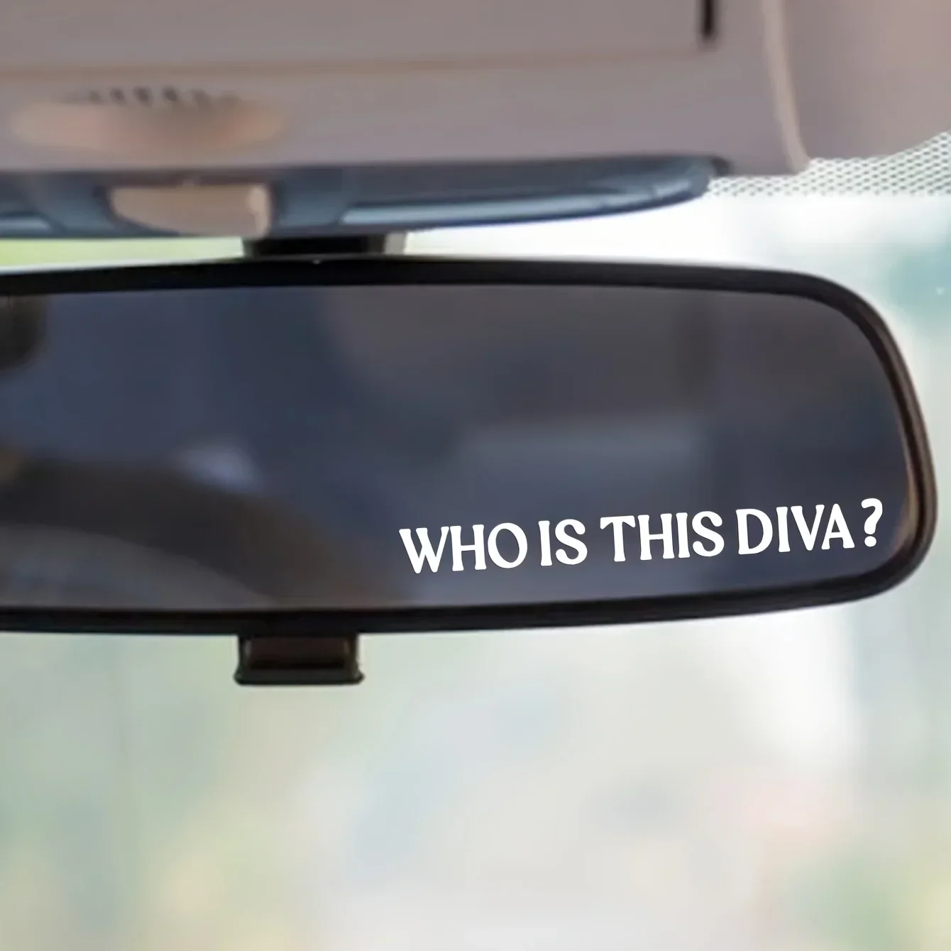 1 unidade de adesivo para carro com tema Diva, "Qual é esta Diva?" Decalque engraçado para personalização de carros