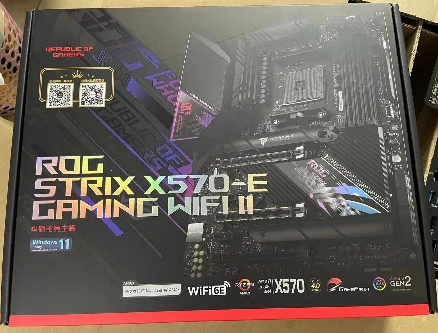 

КОРОБКА ДЛЯ ROG STRIX X570-E GAMING WIFI II Поддержка 5800 5900X
