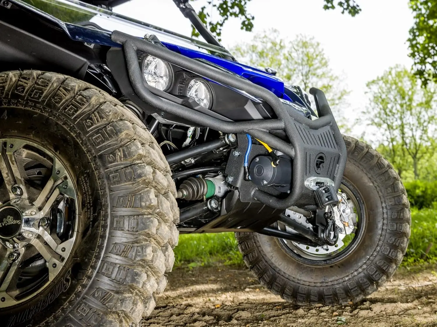 Winch Ready Front Bumper for 2016+ Yamaha YXZ, Heavy Duty Steel Tubing, Bolt-On Mounting, USA Made Kit