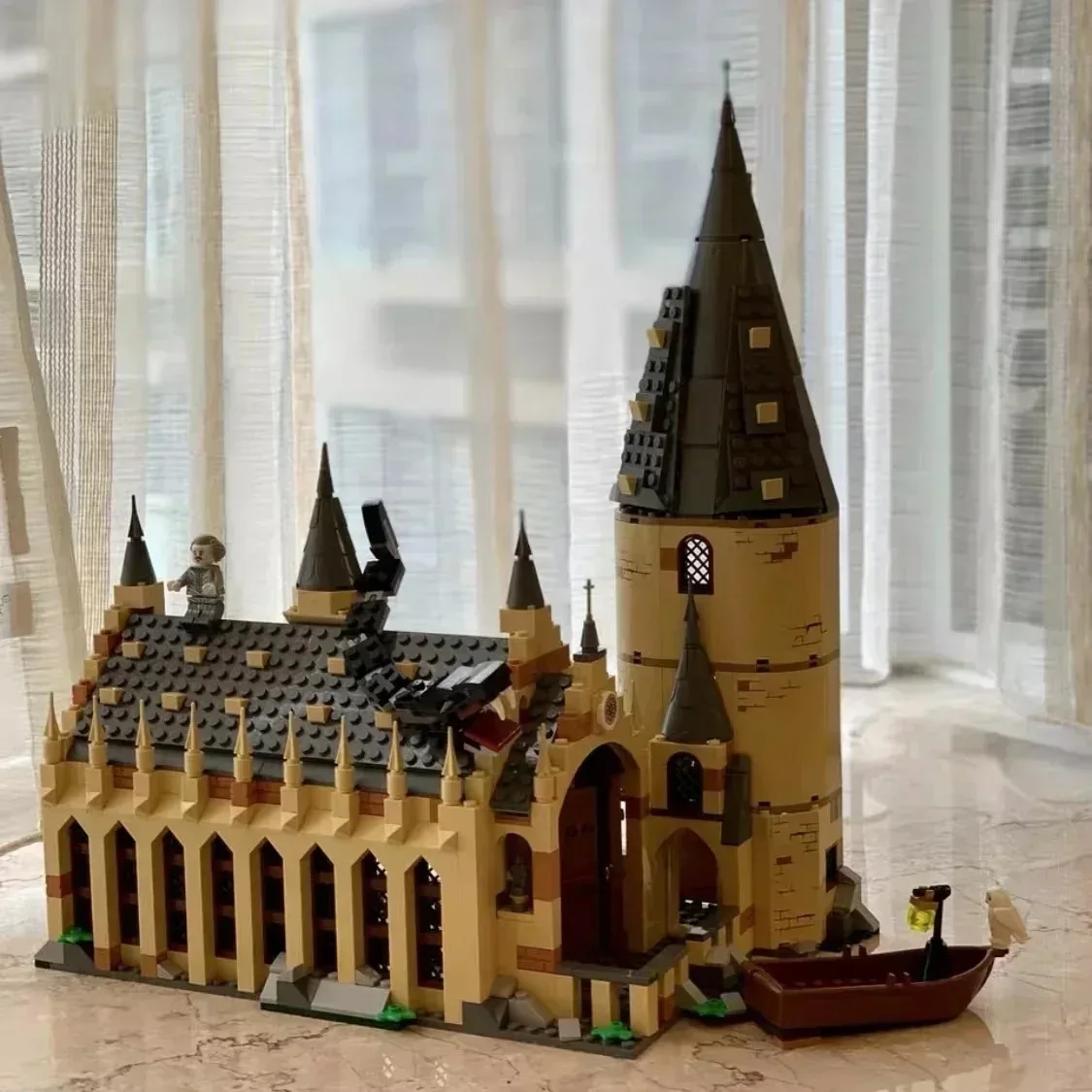 Miniso Disney Magic Castle Toren Grote Zaal Huis Nestelden Bouwstenen Bricks Speelgoed Geschenken Voor Kinderen Compatibel 75954