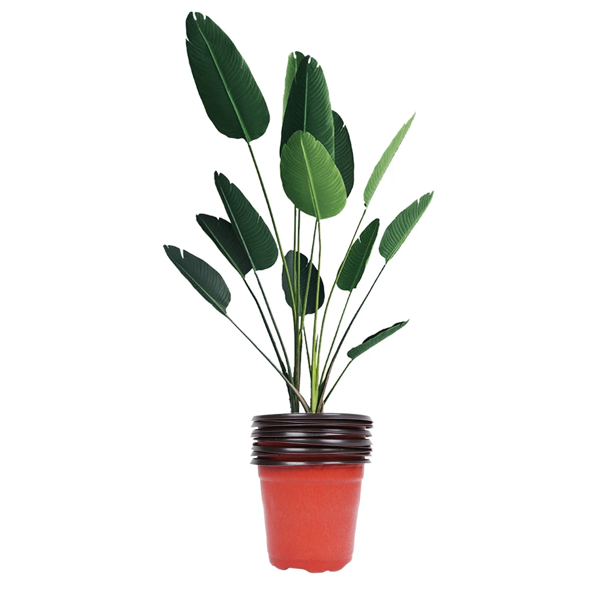 

50pcs Plastic Flower Pot 130X97X116Mm Minimalist Design For Succulents Cacti Plants Desk Decor Garden Tool Storage Basin