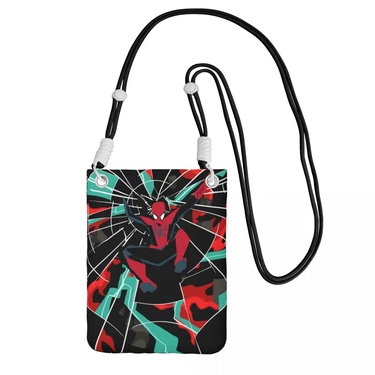 

Custom Spider Man Mobile Phone Bag for Women Men Superhero Anime Shoulder Crossbody Bag Suitable Coin Purse Mini Purse Wallet