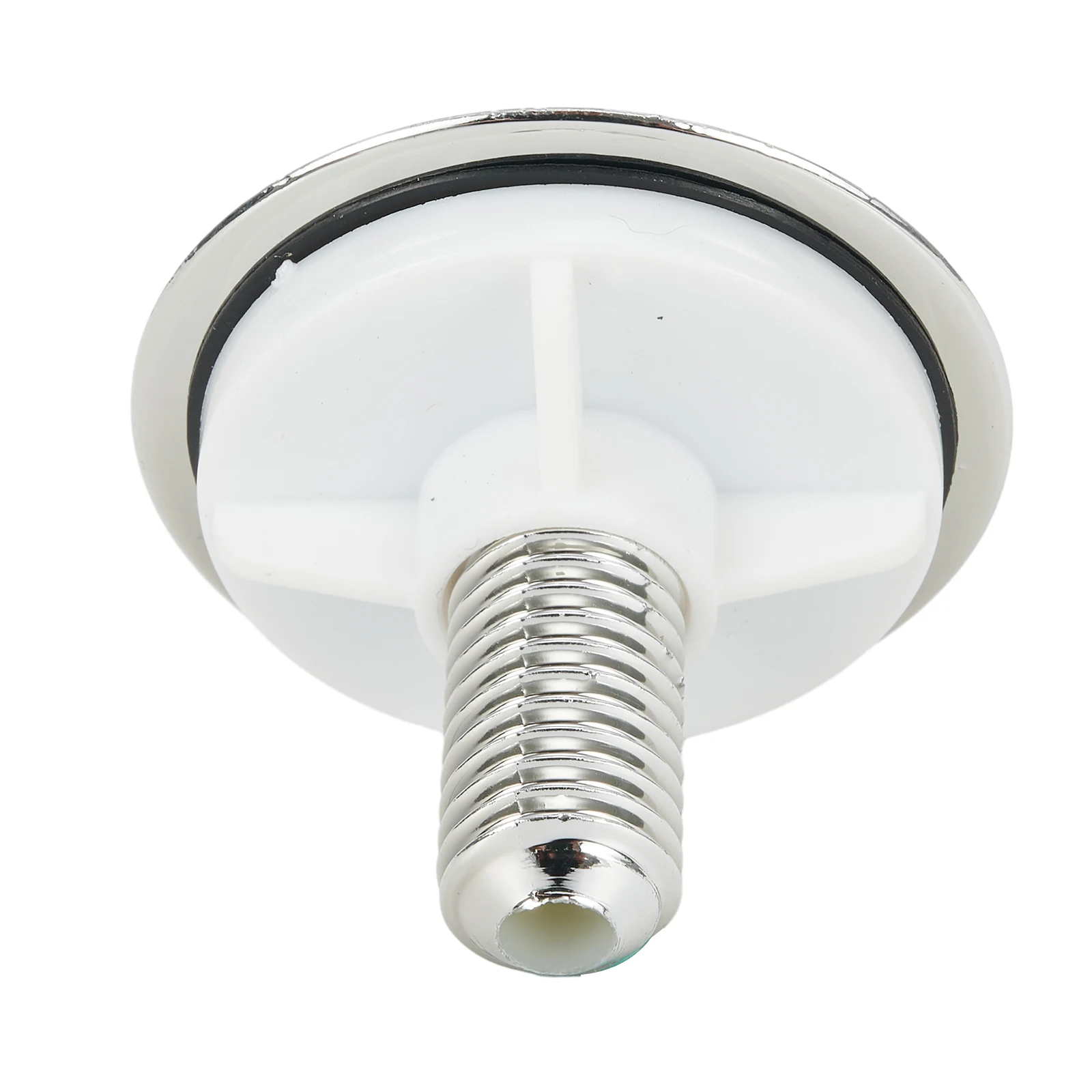 Kitchen Sink Tap Hole Cover ABS Plastic for Overflow Drain Concealment Fits Standard 16mm to 35mm Drain Hole Sizes