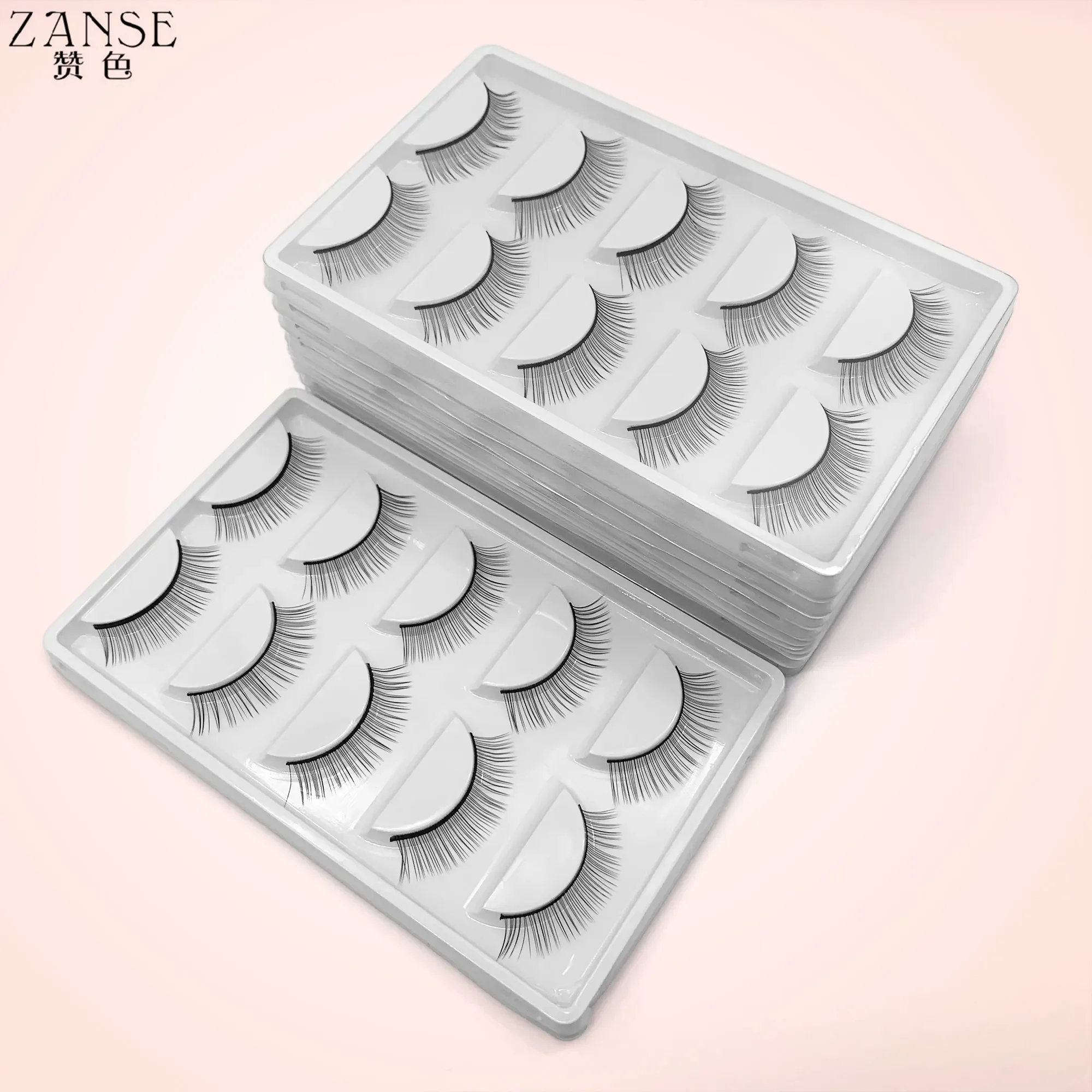 10Boxes Training Lashes Beginner False Eyelashes Practice Lashes Strip Individual Lash  Extension Supplies Makeup Tools