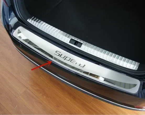 

Для Skoda Superb 2012-2022 Накладка на порог багажника из нержавеющей стали защита от царапин автомобильные аксессуары