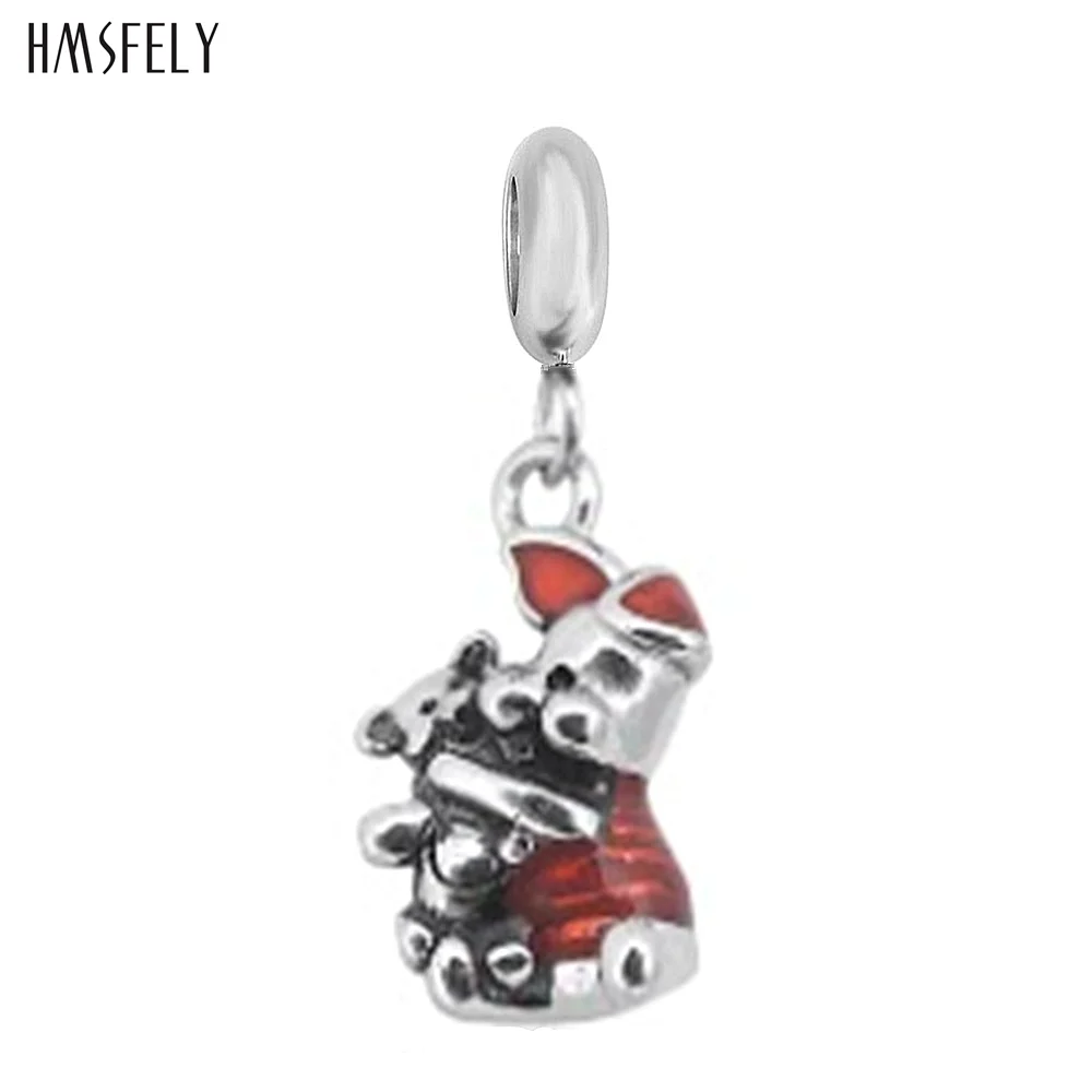 HMSFELY 316L Stainless Steel Mom's Love Pendant For DIY Charms Bracelets Necklace Jewelry Making Accessories Bracelet Dangles