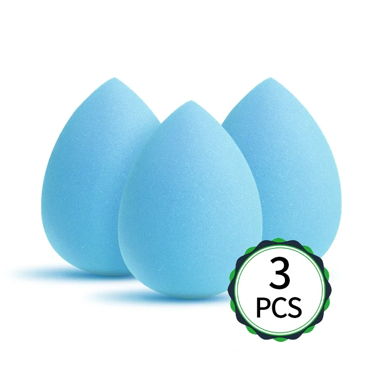 Éponge de maquillage bouffante cosmétique professionnelle pour fond de teint, crème anti-cernes, maquillage de beauté, ombres à paupières d'eau douce