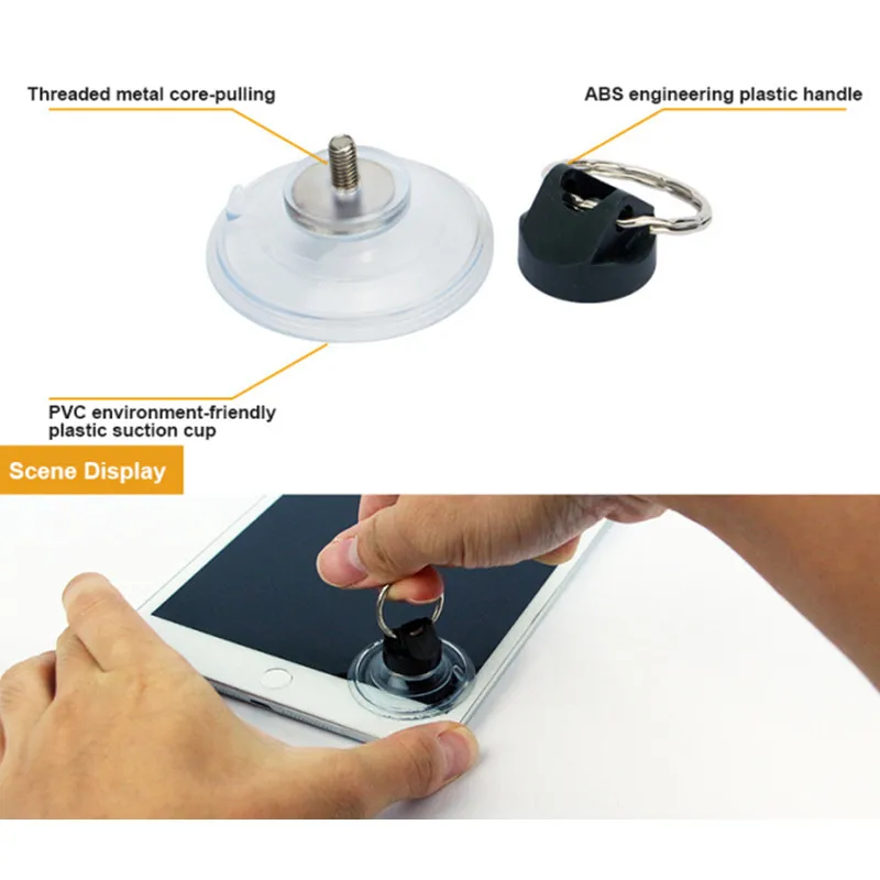 Jakemy JM-SK04 3 Stuks Krachtige Lcd Sucker Set Voor Mobiele Telefoon Tablet Onderhoud Lcd Scherm Opening Demontage Reparatie Tools