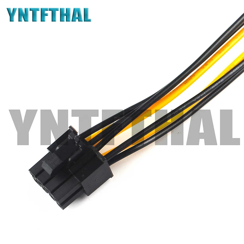 

Dual 15Pin Male PCIE PCI Express Cable To (6+2) 8Pin 20CM