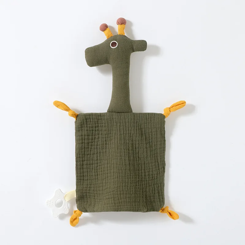 

Успокаивающая ткань, Кукла-кролик, Малыш, Игрушка для прорезывания зубов из чистого хлопка, Артефакт для сна, Кукла, Игрушка для ручной куклы