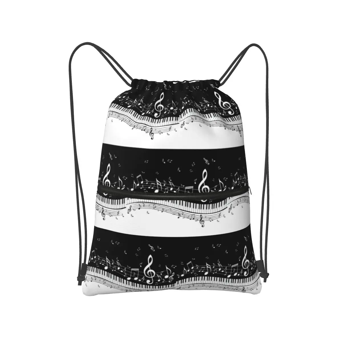 

Абстрактные клавиши фортепиано с музыкальными нотами, рюкзаки, повседневные портативные сумки на шнурке, сумка для обуви, сумки для книг для путешествий, школы