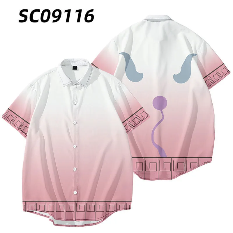 Verão Anime Miss Kobayashi Dragão Maid Kanna Kamui Kimono Japonês Haori Yukata Mulheres/Homens Moda Streetwear Camisa Cosplay