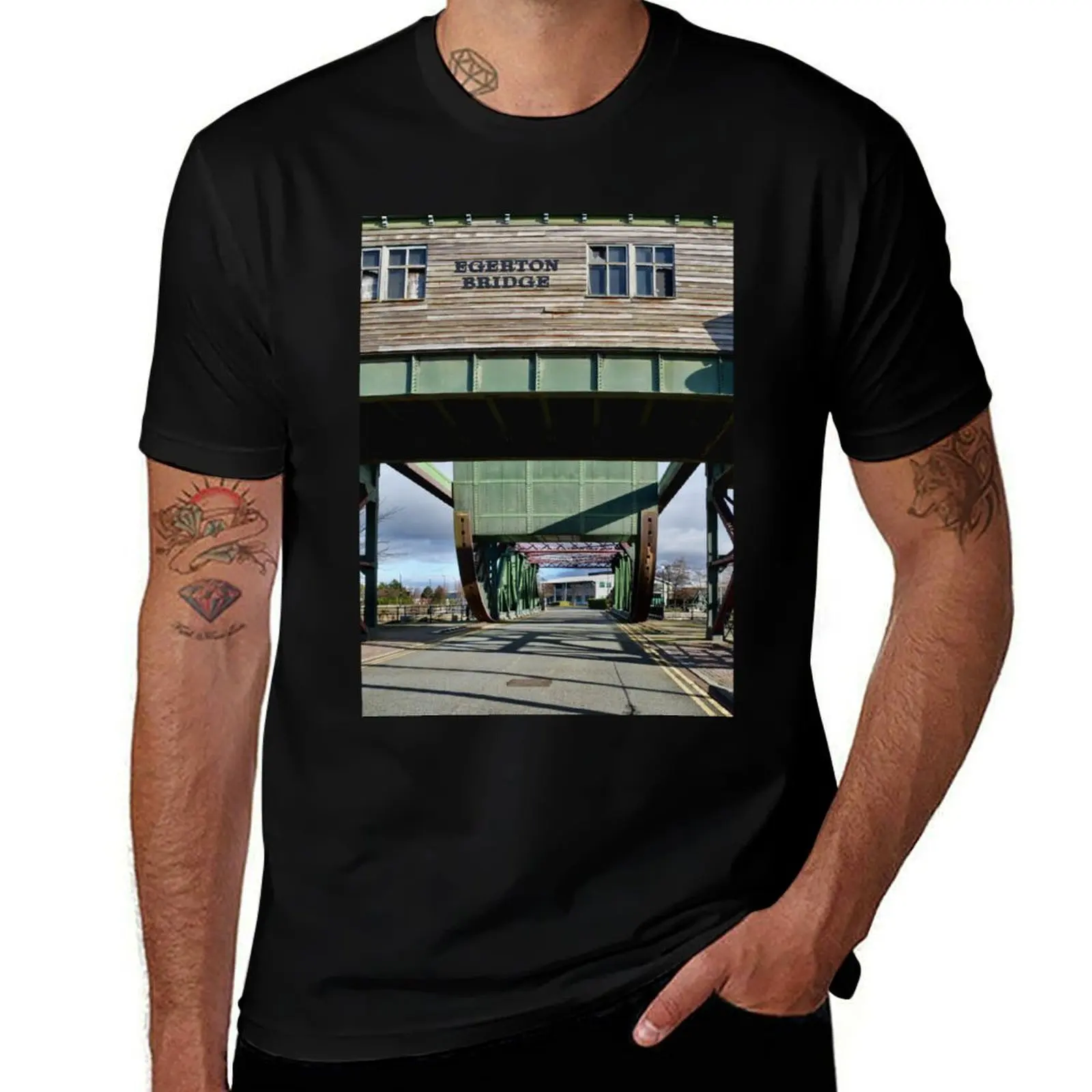 

Egerton Dock Bascule Bridge T-Shirt Lightweight Running T-Shirt