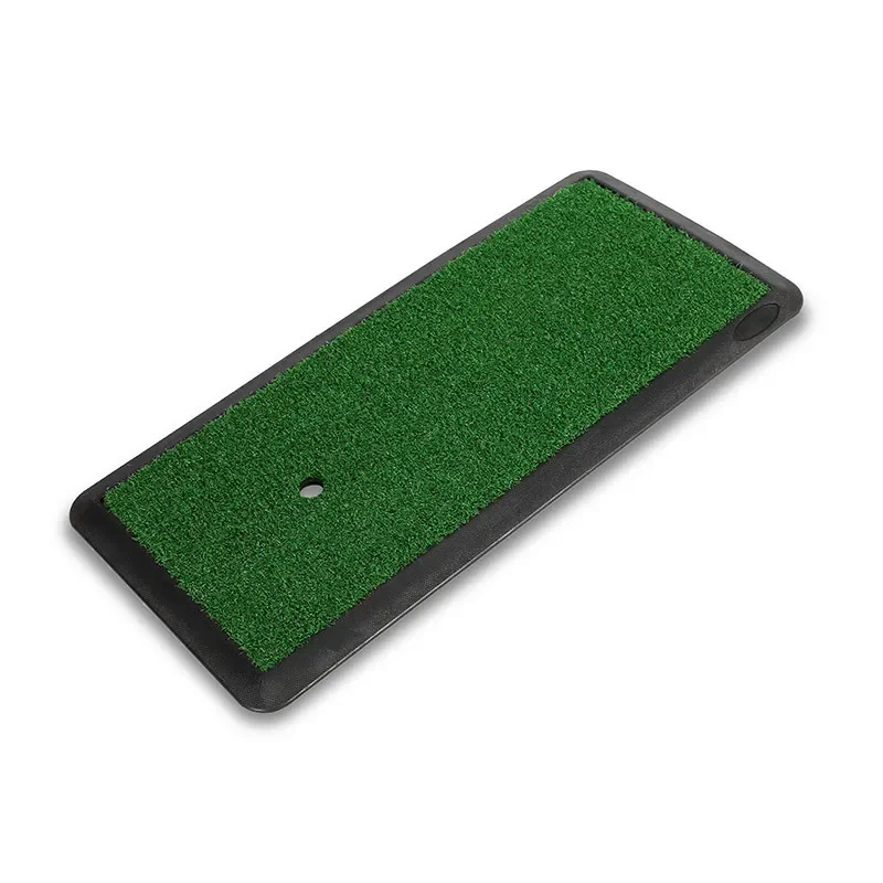 25x54cm Small Golf Pad Plain Grass + Rubber Bottom Golf Mini Single Grass Exercise Mat Golf Supplies