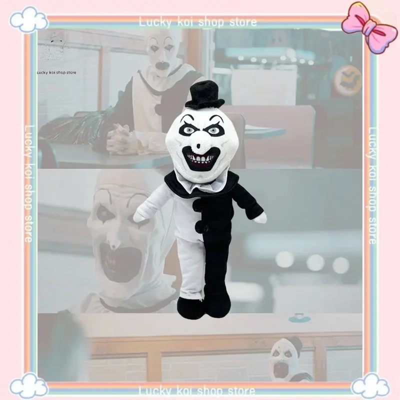 JOKER ตุ๊กตาใหม่ Terrifier 3 ตุ๊กตา Plush ตุ๊กตารูปปั้นตุ๊กตาของเล่นคอลเลกชันตกแต่งห้อง Clown Plush ของเล่นเพื่อนคริสต์มาสของขวัญ