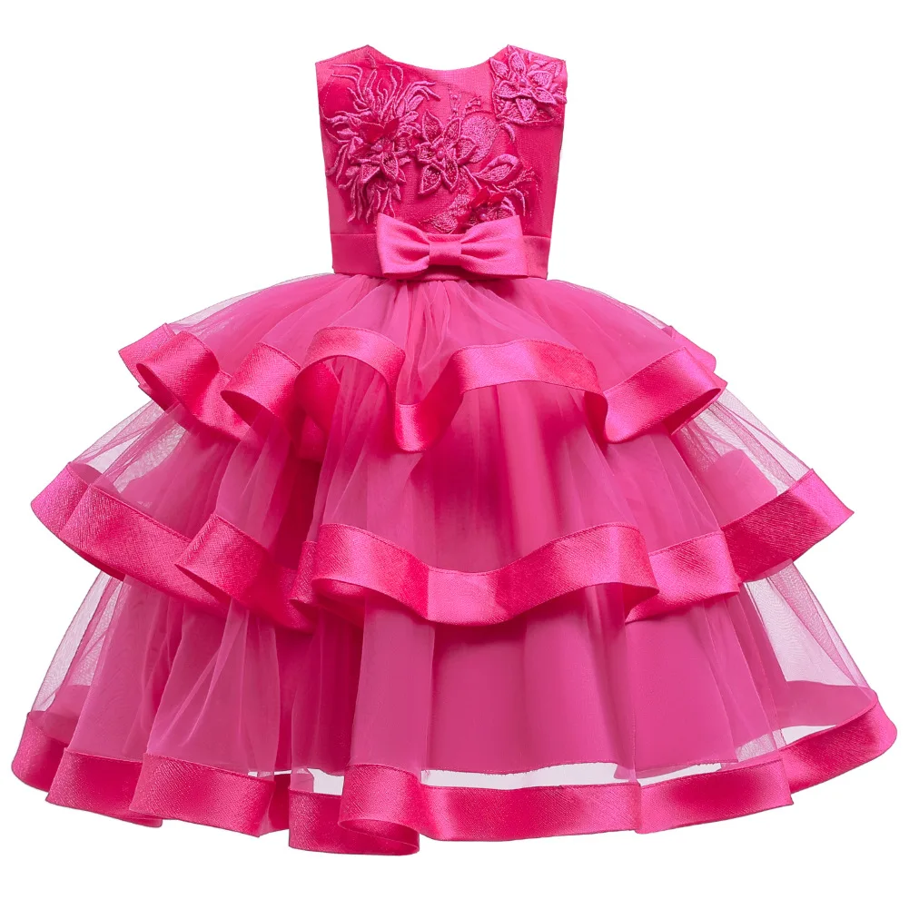 

Children Clothing New Years Christmas Dress Vestidos Costume New Baby Girls Flower Wedding Party Dresses Bebes Fille Vestodos